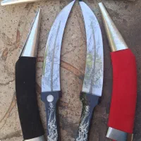 خنجر ۳۳سانتی عربی(تیغه فولادی) دسته فیبر استخوانی|کلکسیون اشیاء عتیقه|شیراز, شاهچراغ|دیوار