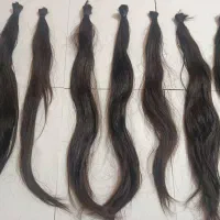 موی طبیعی بدون رنگ ۴۵ سانت