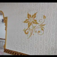 ترکیب طرح کاغذدیواری باشابلون|خدمات پیشه و مهارت|میاندوآب, |دیوار