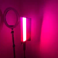 لایت خطی و رینگ لایت برای تولید محتوا|دوربین عکاسی و فیلم‌برداری|لنگرود, |دیوار