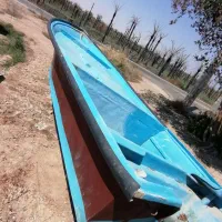 قایق 23 فوت اوشار بدون چسب خردگی وموتور 48 پرچمی|قایق و سایر وسایل نقلیه|آبادان, |دیوار