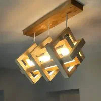 لوستر های چوبی کلاسیک و ساده|لوستر و چراغ آویز|ارومیه, |دیوار