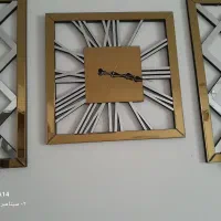 ساعت اینه ای سه تیکه دیواری
