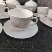 ۱ دست فنجان ارکوپال Luminarc  و ۲ عدد قندان|ظروف سرو و پذیرایی|ری, تقی آباد|دیوار