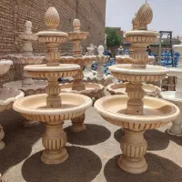 آبنما آبشار حوض مجسمه باربیکیو نرده میز و صندلی