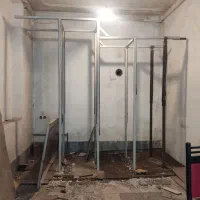 قفسه مغازه شیشه بری