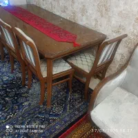 مبل استیل فرانسوی همراه نهار خوری خوش استایل|مبلمان خانگی و میز عسلی|تهران, دکتر هوشیار|دیوار