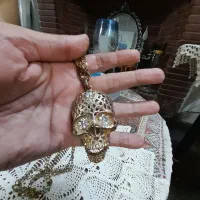 گردنبند اسکلت برنز