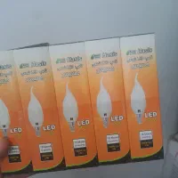 لامپ شمعی7وات اشکی برندحسیس نو 30عدد