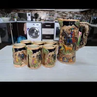 پارچ و لیوان قدیمی خارجی