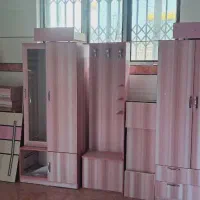 فروش کمدکودک وتختخواب یکنفره درحدنو|جاکفشی، کمد، دراور|زنجان, |دیوار