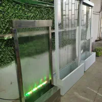 آبنما شیشه ای استیل