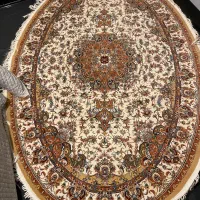 فرش ماشینی بیضی