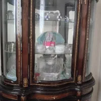 بوفه چوبی دوتیکه چوب گردو