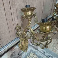 لوستر ۱۲ شعله برنجی سنگین|لوستر و چراغ آویز|تهران, فلاح|دیوار