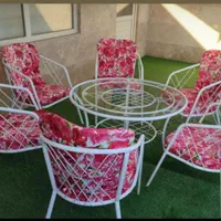 مبل فلزی باغی طرح پاتر صندلی اتشدان چتر ویلای تاب|صندلی و نیمکت|تهران, چیتگر جنوبی|دیوار