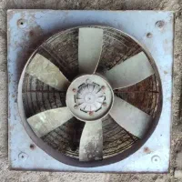 هواکش صنعتی فن تهویه|پنکه و تصفیه‌کنندهٔ هوا|صومعه‌سرا, |دیوار