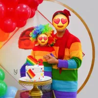 ست لباس مادروکودک دوسال برای تولد|لباس|مبارکه, |دیوار