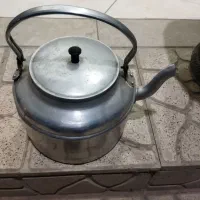 کتری بزرگ و کوچک وفلاکس استیل سالم بشرط فروش