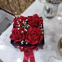 گل روبانی زیبا|گل مصنوعی|سنندج, |دیوار