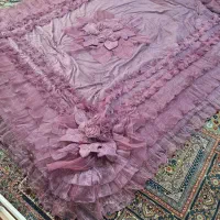 دستک پرده،روتختی،کنارسالنی برنجی|پرده، رانر، رومیزی|مشهد, حجاب (شهرک غرب)|دیوار