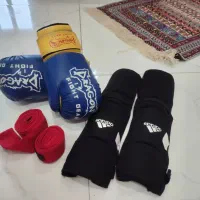 دست کش بوکس ساق بند مچ بند