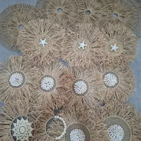 دیوارکوب جدید پینترستی حصیری