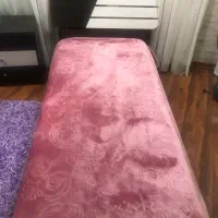 تخت یک نفره ، دراور اینه  ، کتابخانه ،میزتحریر