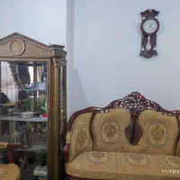 مبل سلطنتی چوبی، جلو مبلی ست و بوفه|مبلمان خانگی و میز عسلی|جم, |دیوار