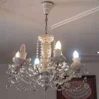 لوستر سرامیکی ۶ شاخه|لوستر و چراغ آویز|تهران, بهارستان|دیوار