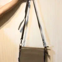 کیف دوشی ترکیبی ( چرم طبیعی و مصنوعی)