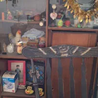 سرویس چوبی قدیمی دوجفت کمدتک .ویترین .|جاکفشی، کمد، دراور|قم, باجک یک|دیوار