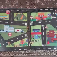 زیراندازبازی مدل شهر پارچه ای کودک