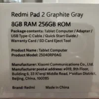 تب لت شیاومی ۱۱ اینچ Redmi pad 2 پلمپ|تبلت|تهران, کیانشهر|دیوار