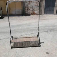 رگال لباسی فلز و چوب فلز|جاکفشی، کمد، دراور|شیراز, عادل آباد|دیوار