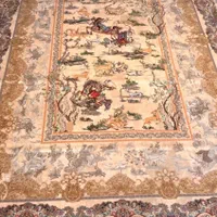 فرش ۱۲۵۰ شانه ابریشمی ابزار دست