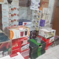 لیوان  پارچ استکان شات فنجون نعلبکی  بلور وکریستال