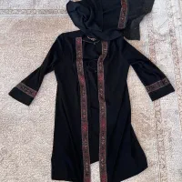 مانتو و شال ست کرپ حریر درجه یک