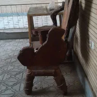میز تلفن با نشیمنگاه