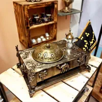 منقل ذغالی با طرح دله لغات عربی|کلکسیون اشیاء عتیقه|شوش, |دیوار