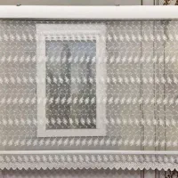 پرده پذیرایی پایین حاشیه دار