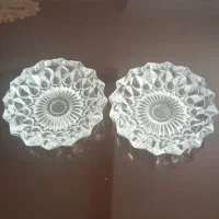 یک جفت زیرسیگاری اصل کریستال