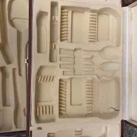 صندوق چوبی۳ طبقه سرویس قاشق و چنگال عروس|ظروف سرو و پذیرایی|تهران, دهکده المپیک|دیوار