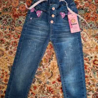 شلوار لی بچگانه دخترانه و کاپشن اسپرت