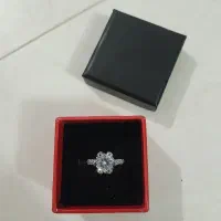 انگشتر رنگ ثابت نگین دار