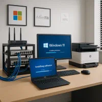 نصب ویندوز،درایورها و بهینه‌سازی کامل سیستم