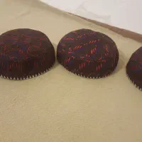 تعداد ۴عدد کلاه ترکمنی دست دوز