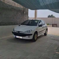 ۲۰۶ تیپ دو رنگ سفید دو پوششه