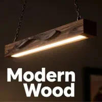 انواع لوستر چوبی دیواری .مدرن چوب