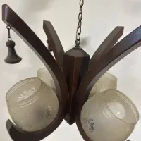لوستر چوبی